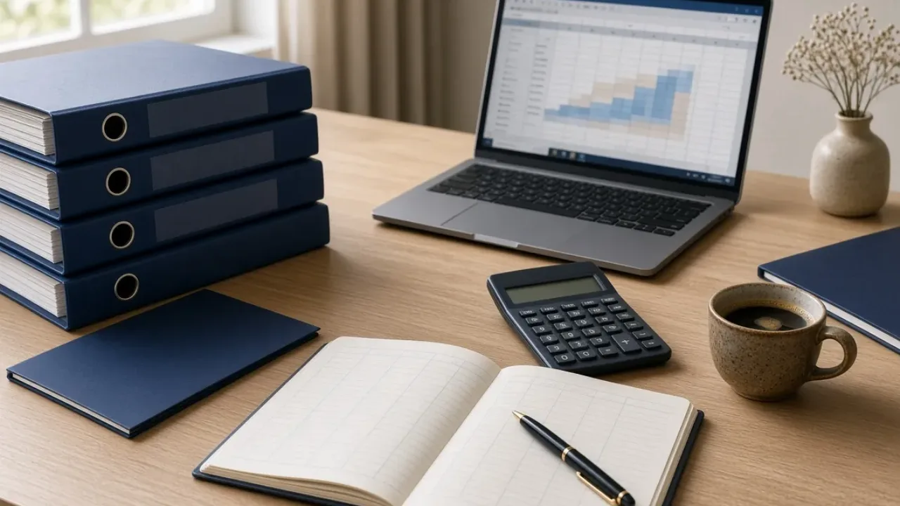 Bookkeeping and tax return preparation at an accounting office in Ankara